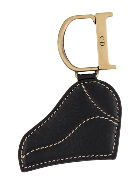 christian dior saddle keychain